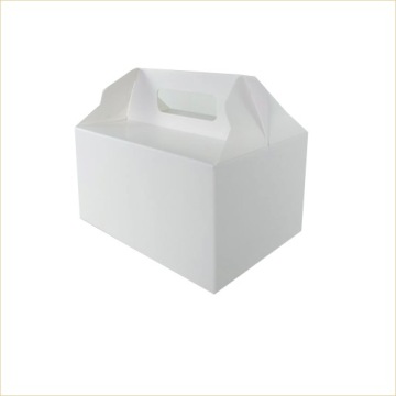 CAKE BOX Свадебная картонная коробка белая100шт