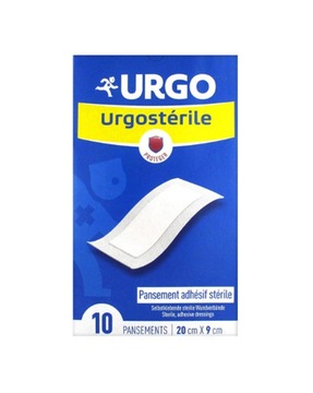 URGO URGOSTERILE opatrunki sterylne 20x9cm 10szt