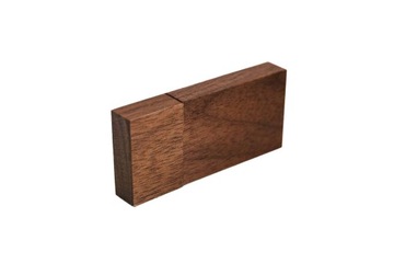 Флешка 64 ГБ USB 3.0, темный деревянный + коробка
