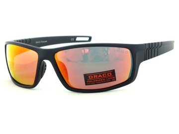 OKULARY POLARYZACYJNE CZARNE LUSTRA Z FILTREM DRS