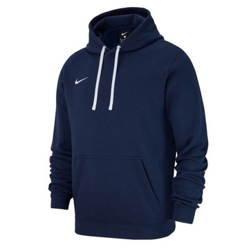 Bluza NIKE TEAM CLUB Hoody bawełna granatowa r - S