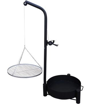 GRILL OGRODOWY PALENISKO RUSZT 70 NIERDZEWNY INOX