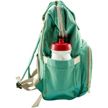 Рюкзак для мамы - папины аксессуары для пеленания Зеленая сумка для коляски + крючки