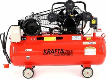 SPRĘŻARKA KOMPRESOR OLEJOWY 3 TŁOKI 200L KD408