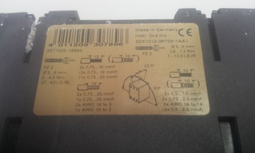 Контактор 60А, Siemens Sirius 3RT1035-1BB44 24В