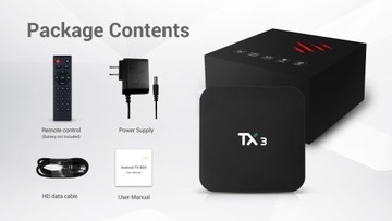 TX3 Android Smart TV Box Amlogic S905X3 4K HDR UHD