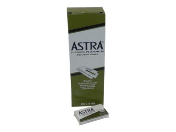Лезвия для бритья Astra зеленые 100 шт.