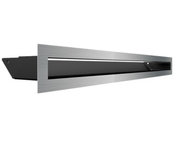 Kratka kominkowa luft 45S 60x600 inox bez łączeń