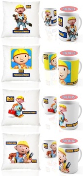 НАБОР КРУЖКА ПОДУШКА ПОЖАРНЫЙ СЭМ + ИМЯ ОТЛИЧНЫЙ ПОДАРОК ​​ДЛЯ ДЕТЕЙ-ЛЮБИТЕЛЕЙ