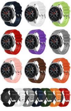 ЗЕЛЕНЫЙ СИЛИКОНОВЫЙ РЕМЕШОК SAMSUNG GEAR S3 + СТЕКЛО