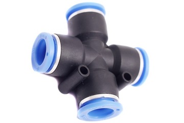 Czwórnik wtykowy 4x 12mm złącze QUICK