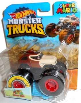 Donkey Kong Super Mario Monster Trucks Hot Wheels Samochodzik 1:64