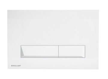 ОТЛИЧНАЯ РАМКА УНИТАЗА SHIRO + КНОПКА ПЛАТТО, БЕЛАЯ