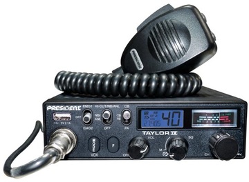 PRESIDENT TAYLOR IV CB RADIO ASC SWR-метр 12/24