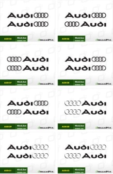2 наклейки Наклейка AUDI A3 A4 A6 A8 TT Q7 SPORT
