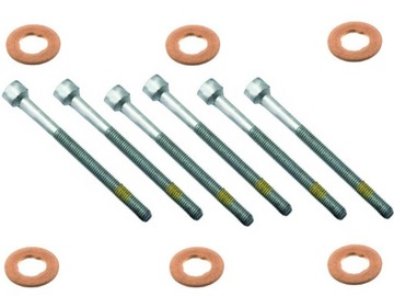 ŚRUBA ŚRUBY WTRYSKIWACZA + PODKŁADKI MERCEDES CDI