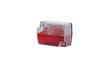 HORPOL LAMPA OBRYSOWA BIAŁO CZERWONA MAŁA LO 115