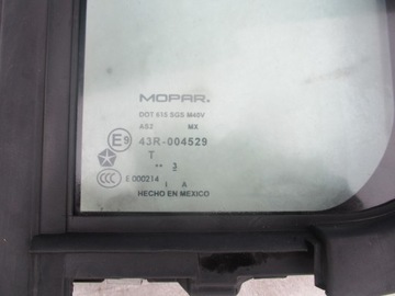 SKLO (OKNO) BOČNÍ DVEŘE LEVÝ ZADNÍ JEEP PATRIOT AS2