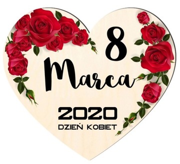 WALENTYNKI DZIEŃ KOBIET MAMY BABCI MAGNES PREZENT
