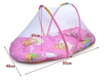 ŁÓŻECZKO TURYSTYCZNE DOSTAWNE SKŁADANE MOSKITIERA