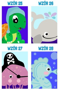 PLAKAT A4 OBRAZEK ZWIERZĘTA PREZENT DLA DZIECKA