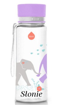 EQUA Bottle Бутылка для воды ECO сок 400мл Слоны