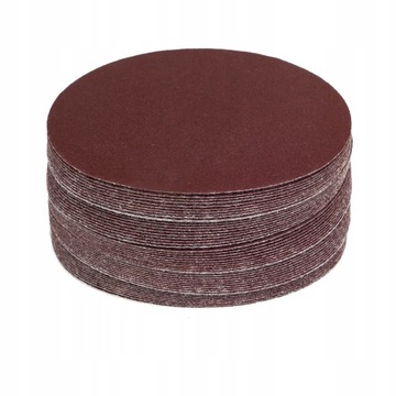 50x KRĄŻKI ŚCIERNE 125 SAMOPRZYLEPNE NA RZEP 36