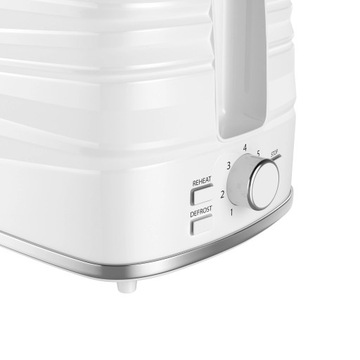 ТОСТЕР SWAN 930W SYMPHONY WHITE НА 2 ЛОМТА, БЕЛЫЙ