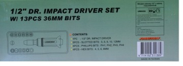 JONNESWAY Ударная отвертка + биты