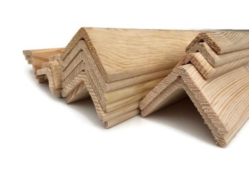2x2 cm KĄTOWNIK SOSNA BEZSECZNA 20x20 mm narożnik