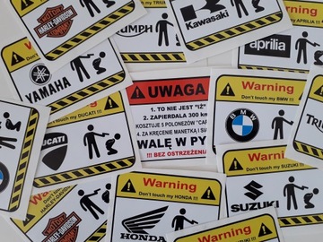 Наклейка ВНИМАНИЕ, ДУХ В РОТ!!! ЭТО НЕ ДА00