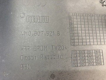 ZADNÍ SPOILER DOPLNĚNÍ - AUDI Q7 4M0 S-LINE VELMI DOBRÝ