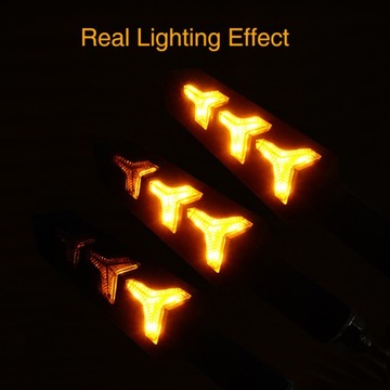 KIERUNKOWSKAZY LED DO MOTOCYKLA DYNAMICZNE 2 SZT.