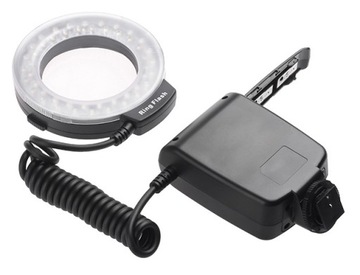КОЛЬЦЕВАЯ ВСПЫШКА 2в1 LCD MAKRO CM-RFD