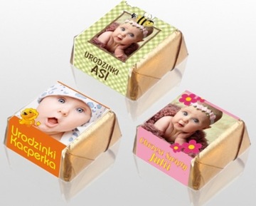 10 шт ФОТО Шоколадные конфеты Спасибо на День Рождения