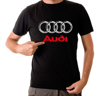 Męska KOSZULKA T-shirt AUDI Quattro a4 a5 S6 4XL