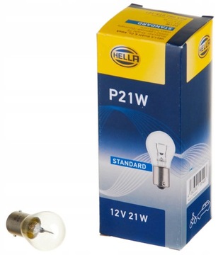 ŻARÓWKA P21W HELLA ŻARÓWKI P21W 12V 21W STANDARD