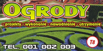 Рекламный баннер 2х1 - Газонокосилки - Бесплатный проект