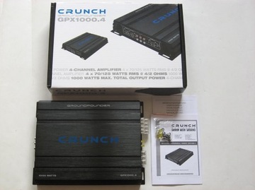 CRUNCH GPX 1000.4 4-КАНАЛЬНЫЙ + 500 Вт RMS + НИЗКАЯ ЦЕНА