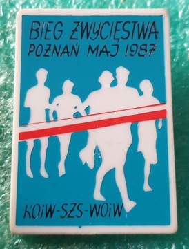 ODZNAKA BIEG ZWYCIĘSTWA KOIW SZS WOIW POZNAŃ V'87