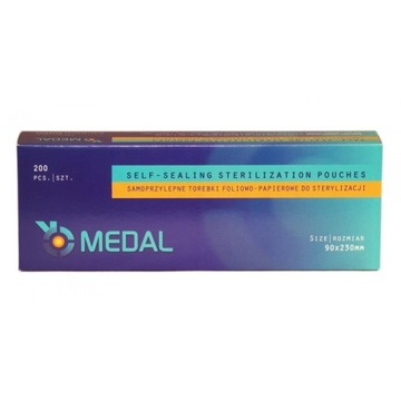 Torebki do sterylizacji MEDAL 90x230