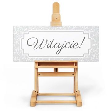PLAKAT WESELNY ŚLUBNY powitanie gości 25x60cm
