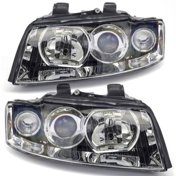 DEPO REFLEKTOR LAMPY PRZÓD AUDI A4 B6 L+P DEPO
