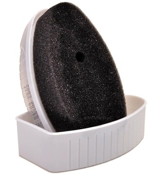 G12-61 ПРОЗРАЧНАЯ ГУБКА ДЛЯ БЛЕСКА ОБУВИ HELIOS