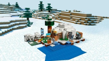 LEGO MINECRAFT 21142 Иглу белого медведя Алекс Стрэй