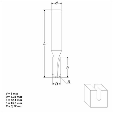 Канавочная фреза