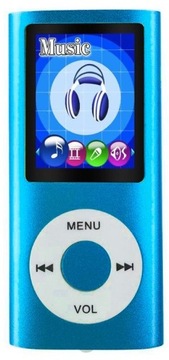 Odtwarzacz MP4 T838 32GB radio głośnik MP3 niebieski