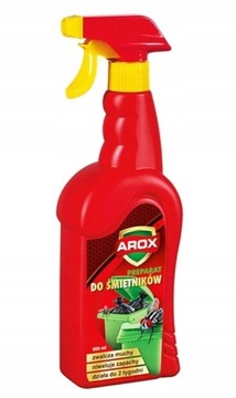 AROX SPRAY PŁYN PREPARAT DO ŚMIETNIKÓW NA MUCHY KARALUCHY PRUSAKI ROZTOCZA