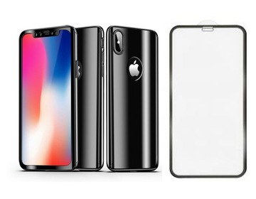 ETUI MIRROR 360 3w1 +SZKŁO 9H KOLORY DO IPHONE XR