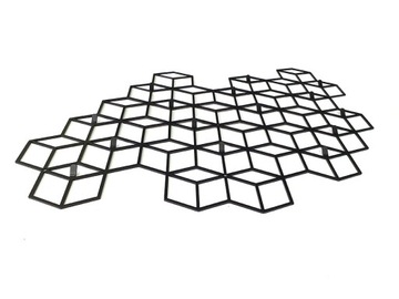 красиво пл, интересная вешалка из кубиков CUBE